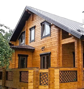 Дома из профилированного бруса в Московской области